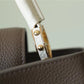 LV Capucines MM Taurillon Smokey Brown Green/ Creme/ Pink For Women,  Shoulder And Crossbody Bags 31.5cm/12.4in LV M59516