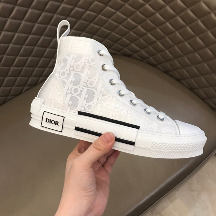BL - DIR B23 White HIGH-TOP SNEAKER
