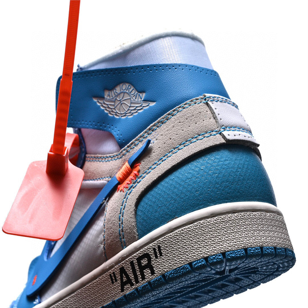 BL - OW x AJ1 High North Carolina Blue