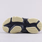 BL - Bla Triple S Black And White Powder Sneaker