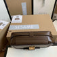 gg Mini Bag With Clasp Closure Beige/Ebony gg Supreme Canvas For Women 7.1in/18cm gg 614368 92TCG 8563
