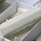 DI Lady D-Joy Bag White Macrocannage Technical Fabric, White Handbags, 26cm CD M0540OTID_M933
