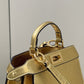 FI Peekaboo Medium Gold Bag For Woman 33cm/13in