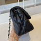 ChanelSmall Flap Bag Gold Hardware Black For Women, Women’s Handbags, Shoulder Bags 7.5in/19cm AS2232