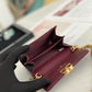 ChanelMini Flap Bag Gold Toned Hardware Red For Women 4.7in/12cm