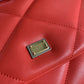 DG Medium Sicily Bag In Quilted Red For Women 10.2in/26cm DG BB6002AW5918H383