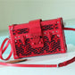 LV Petite Malle Monogram Red For Women, Women’s Handbags, Shoulder And Crossbody Bags 7.9in/20cm LV 