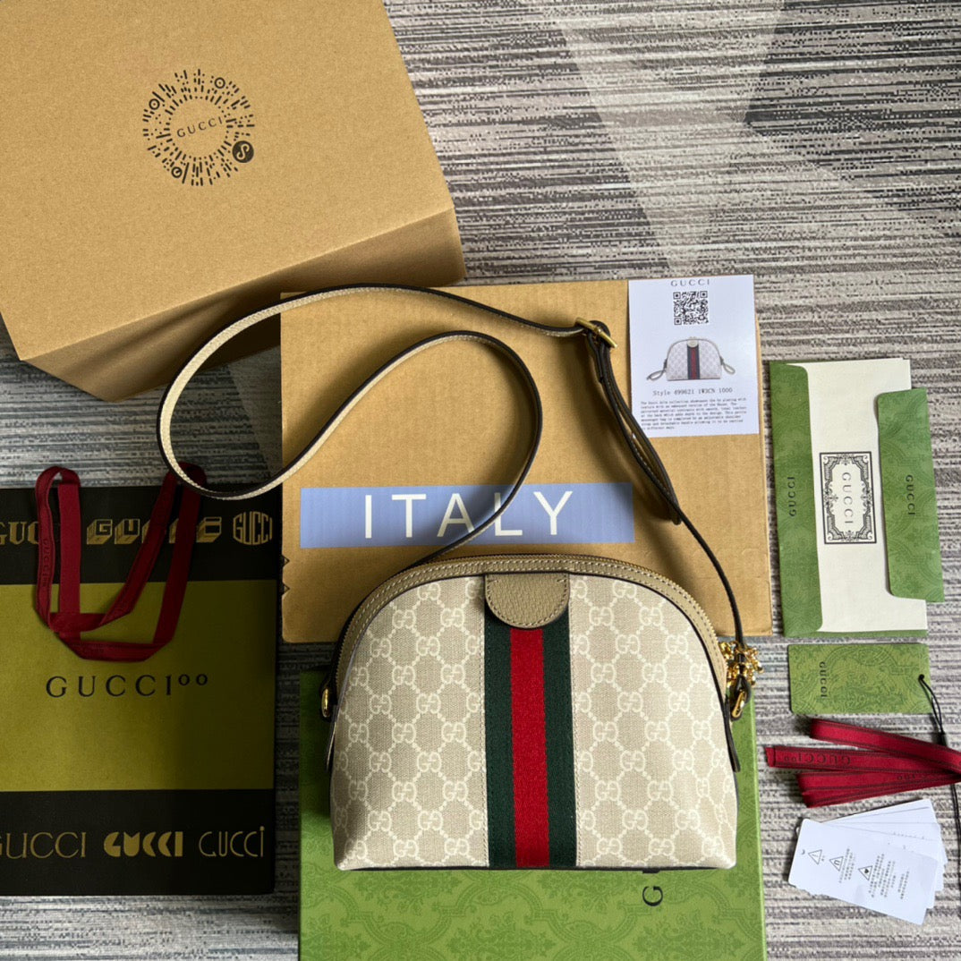 gg Ophidia Small gg Shoulder Bag Beige For Women, Women’s Bags 9.2in/24cm gg ‎499621 UULAG 9682