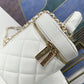 ChanelVanity Case Gold Hardware White For Women, Women’s Handbags, Shoulder Bags 9.4in/24cm 