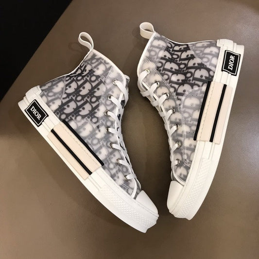 BL - DIR B23 Black and White HIGH-TOP SNEAKER