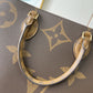 LV OnTheGo GM Tote Bag Monogram And Monogram Reverse Canvas For Women, Women’s Handbags 16.1in/41cm LV M44576