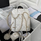 ChanelRucksack Backpack White Bag For Women 21cm/8in