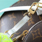 LV Ellipse BB Handbag Created By Nicolas Ghesquière From Classic Monogram Canvas For Women Brown 9.1in/23cm LV M20752