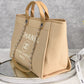 ChanelSmall Shopping Bag Silver Hardware Raffia For Women, Women’s Handbags, Shoulder Bags 15.2in/39cm AS3257
