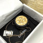 ChanelRound Sling Bag Gold Toned For Women 4.7in/12cm