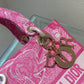 DI Medium Lady D-Lite Bag Pink, For Women, Women’s Handbags 24cm/9.5in CD M0565OROC_M956