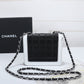 CHL 19 Handbag 7in/18cm Black/White For Women
