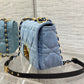 DI Medium Caro Bag Blue , For Women, Women’s Handbags 25.5cm/10in CD M9242WTJF_M928