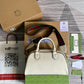 gg x Adidas Mini Duffle Bag White For Women, Women’s Bags 12.4in/32cm gg 702397 U3ZCT 8727