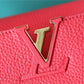 LV Capucines BB Taurillon Red For Women, Women’s Bags, Shoulder And Crossbody Bags 10.6in/27cm LV