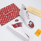 BL - LUV Stellar Trainer Boot White Red Sneaker