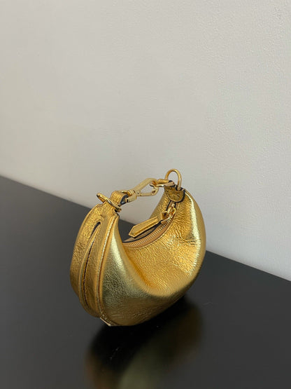 FI Nano FIgraphy Gold For Women, Women’s HandBags 6.7in/17cm FF 7AS089