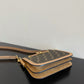 FI Touch Brown FF Fabric Bag For Woman 19cm/7.5in 8BT349AGY6F1FSM