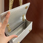DG Polished 3.5 Phone Bag Silver For Women 7.3in/19cm DG