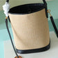 LV Petit Bucket Raffia Black For Women, Women’s Bags, Shoulder And Crossbody Bags 9.4in/24cm LV M59961