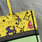 DI Medium Book Tote Yellow Multicolor, For Women, Women’s Handbags 14in/36cm CD