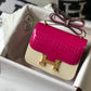 HM Mini Constance Bag Pink For Women Gold Color Hardware 7.1in/18cm