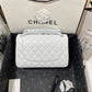 ChanelLarge Classic Handbag Silver Hardware White For Women, Women’s Handbags, Shoulder Bags 11.8in/30cm