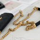 ChanelMini Flap Bag Gold Toned Hardware Black For Women 4.7in/12cm