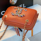 CHL Camera Cubic Diamonds Brown Bag For Women 12.5cm/4.9in
