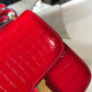 HM Mini Constance Bag Red For Women Gold Color Hardware 7.1in/18cm