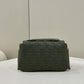 FI Baguette Chain Midi Green FF Fabric Bag For Woman 14.5cm/6in 8BR793AHW5F1F2L