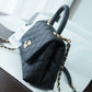 Chanel Classic Mini Flapbag Top Handle Black For Women 7.5in/19cm