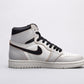 BL - AJ1 gray and white scratch shoes for women
