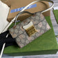 gg Padlock Mini Bag Beige For Women, Women’s Bags 7in/18cm gg