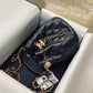 CHL Classic Bucket Bag Gold Toned Hardware Black For Women 7.8in/20cm