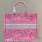 DI Large Book Tote Pink, For Women, Women’s Handbags 16.5in/42cm CD M1265ZRVJ_M956