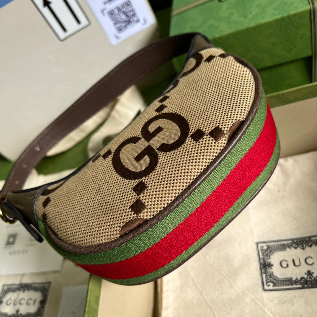 gg Ophidia Jumbo gg Mini Bag Brown For Women, Women’s Bags 7.9in/20cm gg ‎‎658551 UKMDG 2570