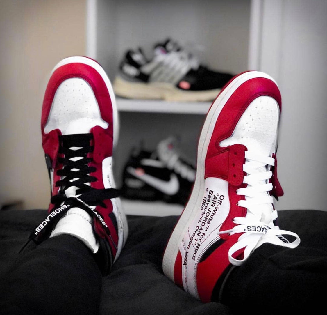BL - AJ1 White Red