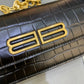 Balen Gossip Small On Chain Shoulder Bag Black, For Women,  Bags 7.4in/19cm