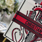 DI Medium Book Tote Latte Multicolor Cupidon Embroidery, Red/White, For Women Women’s Handbags, 41cm CD M1296ZTQG_M941