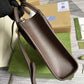gg Tiger gg Mini Tote Bag Beige And Ebony gg Supreme Canvas Brown 7.8in/20cm gg 671623 US7EC 9396