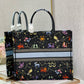DI Large Book Tote Black, For Women, Women’s Handbags 16.5in/42cm CD