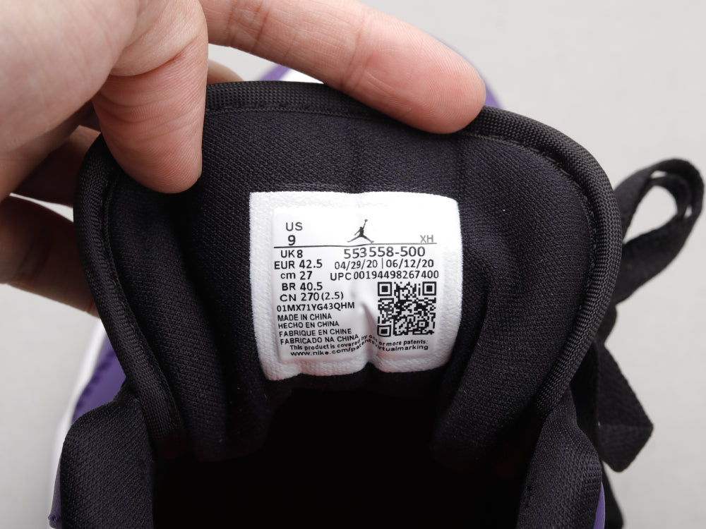 BL - AJ1 purple toe
