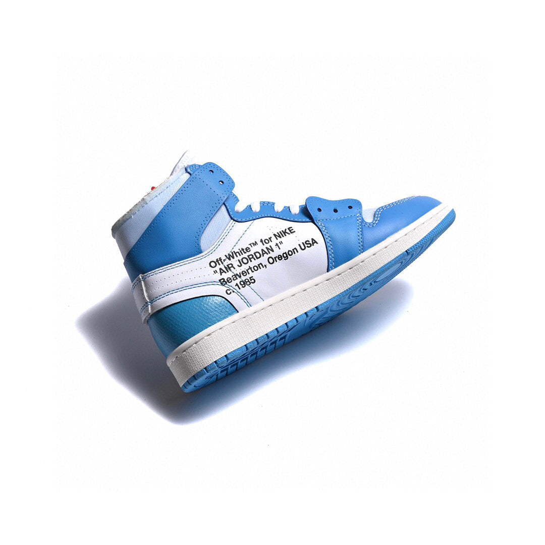 BL - OW x AJ1 High North Carolina Blue