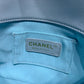 ChanelMini Flap Bag Gold-Tone Metal Blue Bag For Women 13cm/5in